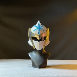 Helmet Mahou Sentai Magi Mother- White Mystic Ranger Cosplay Costume