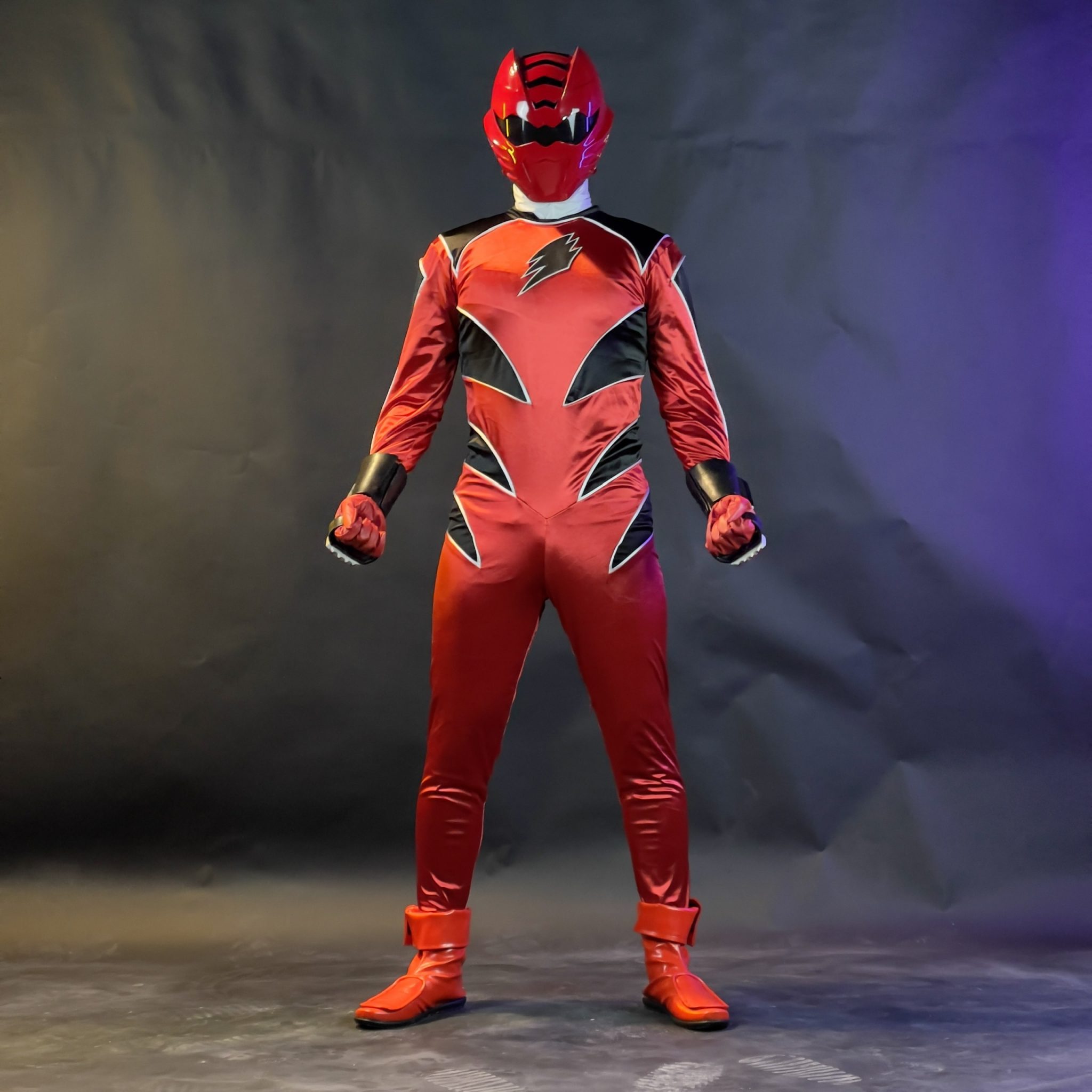 Geki Red – Jungle Red Cosplay Costume – Transform Studio